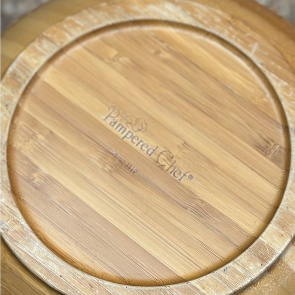 Pampered Chef Wooden Bowl (Retired) - Picture 5 of 5